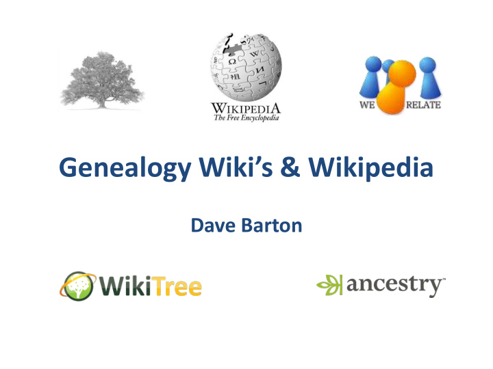 genealogy wiki s wikipedia