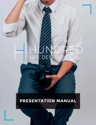 PRESENTATION MANUAL  define  PRESENTATION  ON SCREEN  This manual covers guidelines pertaining to