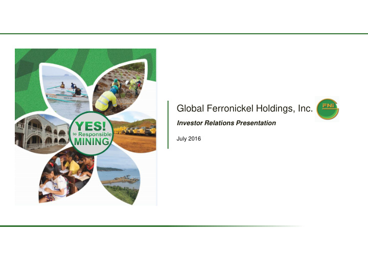 global ferronickel holdings inc