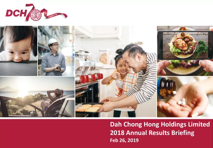 dah chong hong holdings limited 2018 annual results