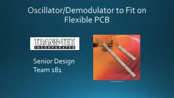 Team 181  www.transtekinc.com  Team:  Ryan Williams (EE)  Jonathan Wolff (EE)  Damon Soto