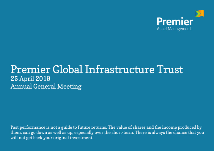 premier global infrastructure trust