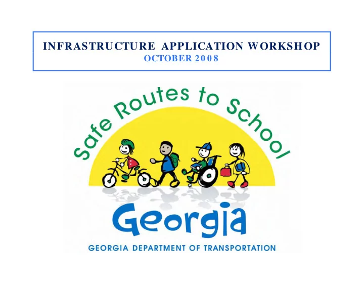 infrastructure application workshop