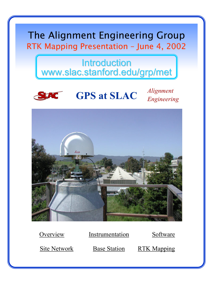 gps at slac