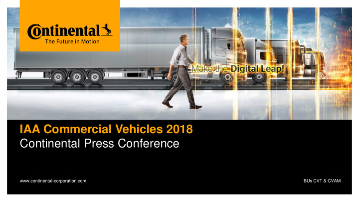 continental press conference