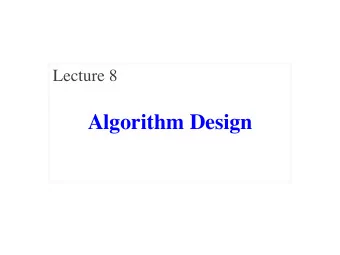 Algorithm Design  Announcements For This Lecture  Assignment 1  Getting Help  Due TOMORROW