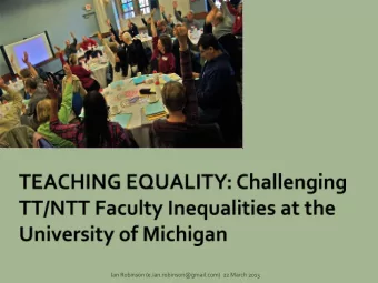 Ian Robinson (e.ian.robinson@gmail.com)  22 March 2013  Campus  Faculty  FTEs: #  SCHs: #  Campus