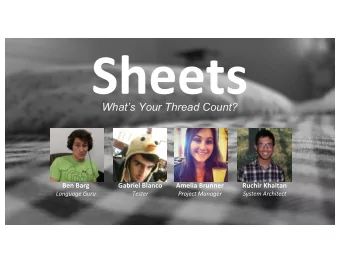 Whats Your Thread Count?  int  funcs  #~ block ~#  + - * /  int[]  gfuncs  ## inline  &gt; &lt;