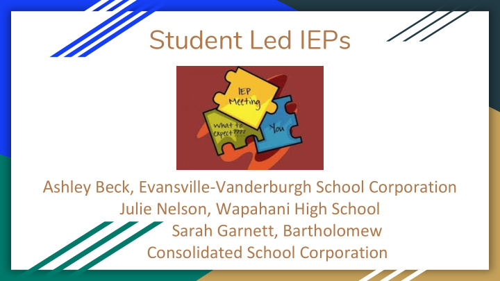 student led ieps