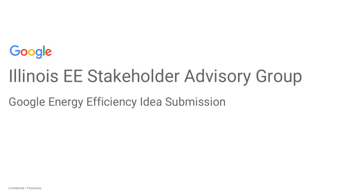 illinois ee stakeholder advisory group