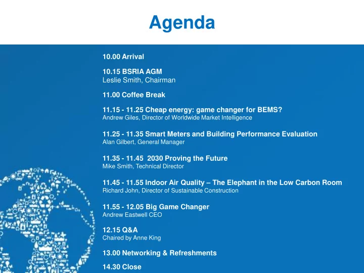 agenda