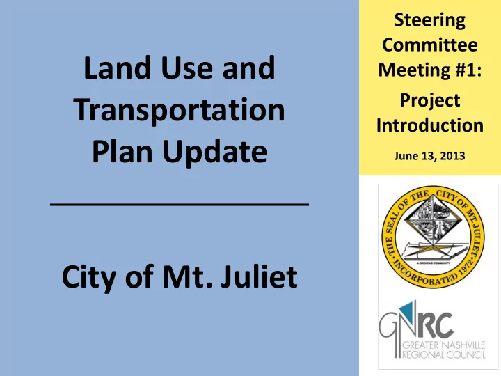 land use and