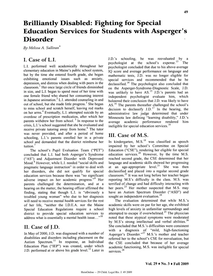 iv asperger s disorder