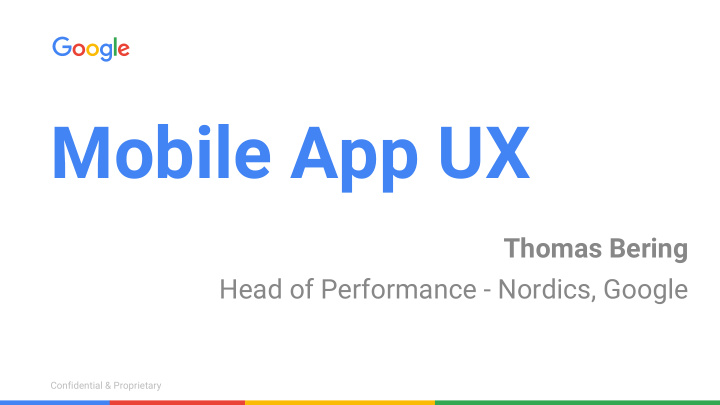 mobile app ux