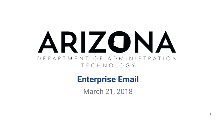 enterprise email