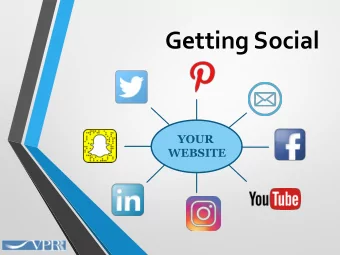 Getting Social  YOUR  WEBSITE  About me:  Elizabeth has almost 20 years* of experience working with