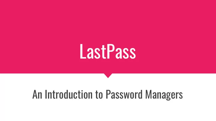 lastpass