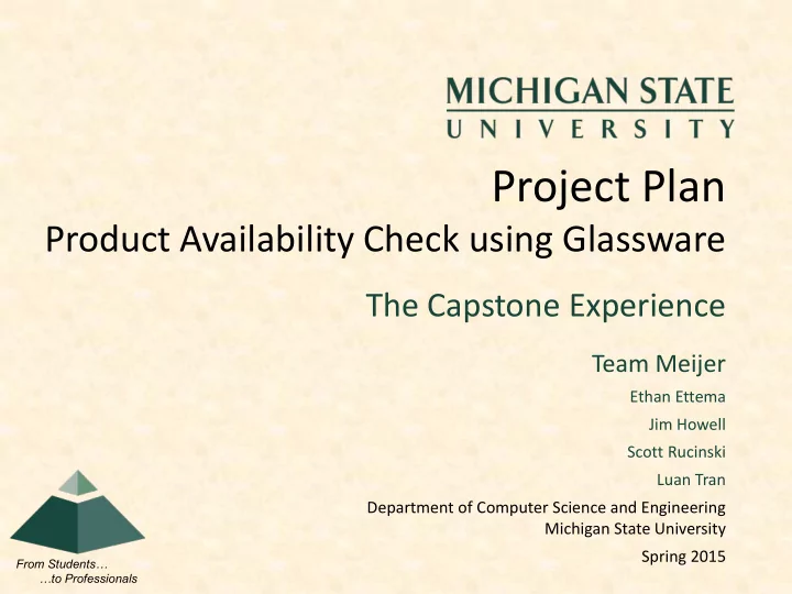 project plan