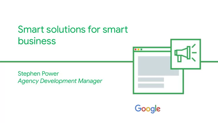 smaru solutions for smaru business