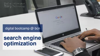 search engine  optimization  ABOUT ME  HOLISTIC SEARCH 2.0  ECOSYSTEM  eRetail Search  Platform