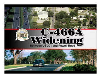 Location  M ap  Existing Road  Existing Road  Existing Roadway Section  M ATURE  OAK CANOPY  5