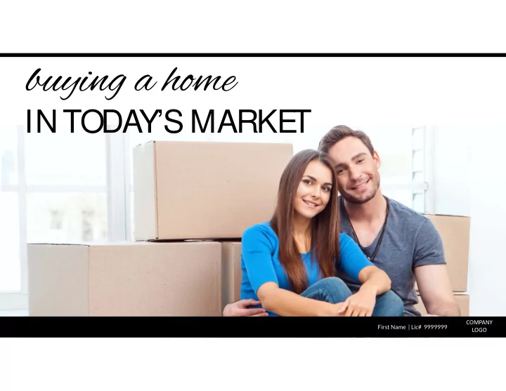 buying a home