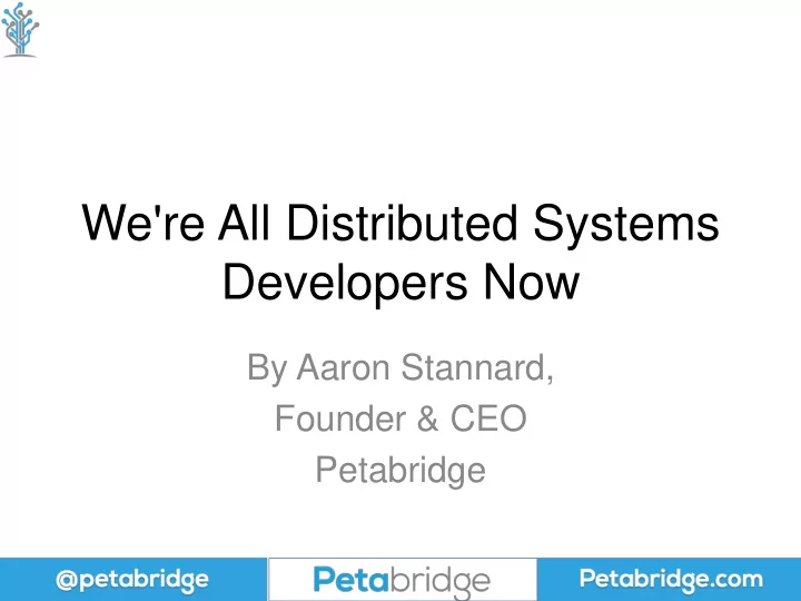 developers now
