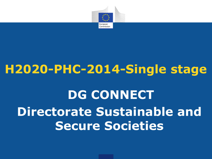 h2020 phc 2014 single stage dg connect