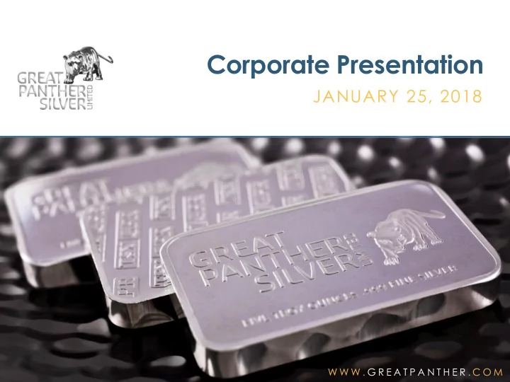 corporate presentation