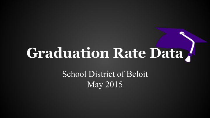 graduation rate data