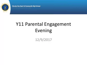 Evening  12/9/2017  Welcome  Mr Perry  Assistant Headteacher  Mrs Adams  Deputy