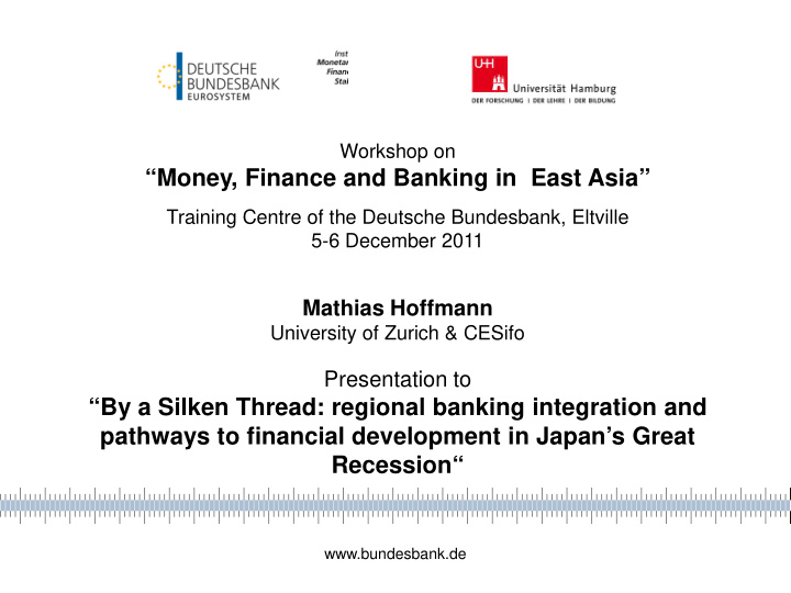 money finance and banking in east asia