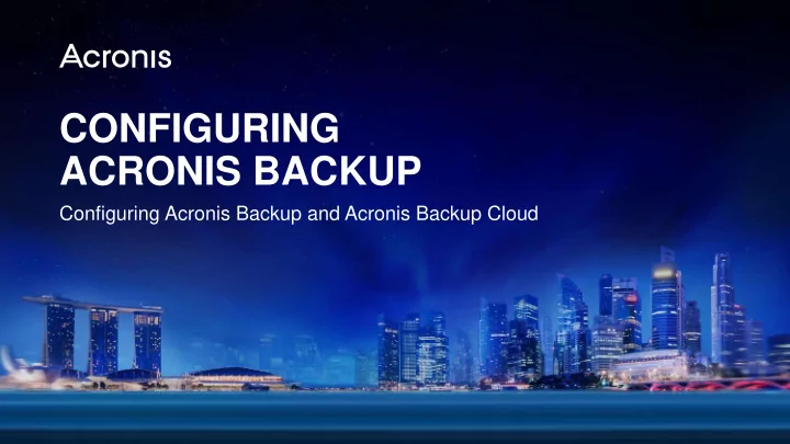 acronis backup