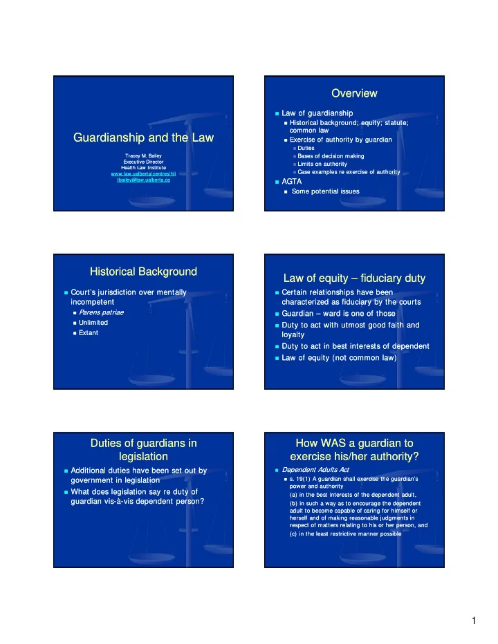 guardianship and the law guardianship and the law p