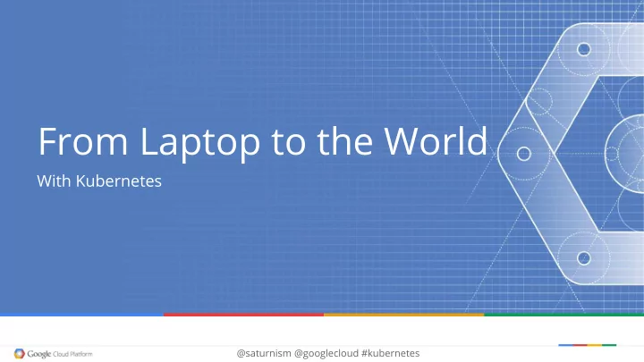 from laptop to the world