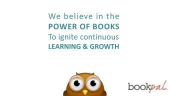 We believe in the  POWER OF BOOKS  To ignite continuous  LEARNING &amp; GROWTH  What is a bulk