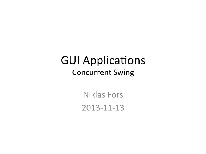 gui applica ons