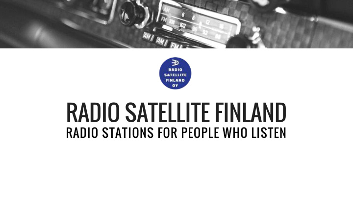 radio satellite finland