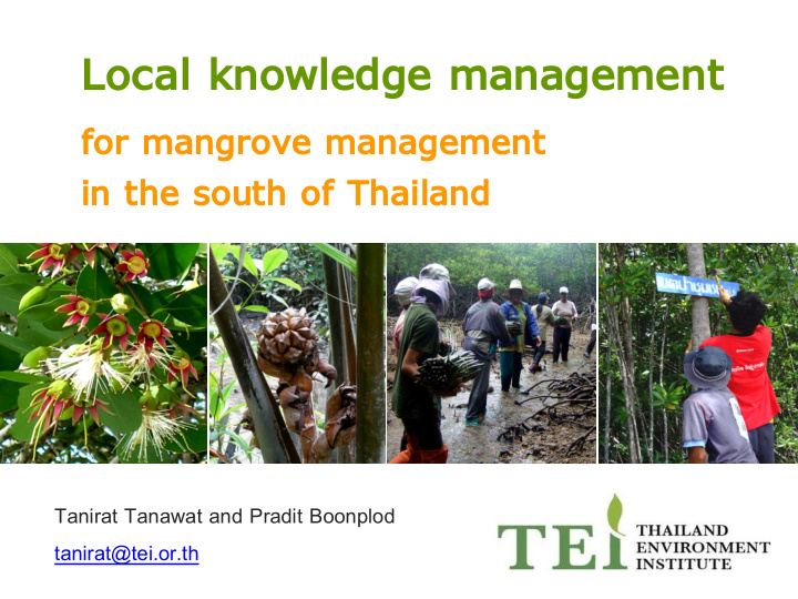 local knowledge management