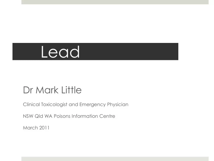 lead