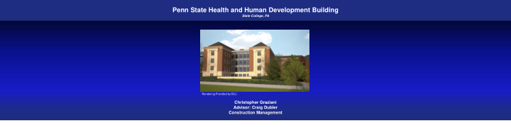 penn state health and human development building