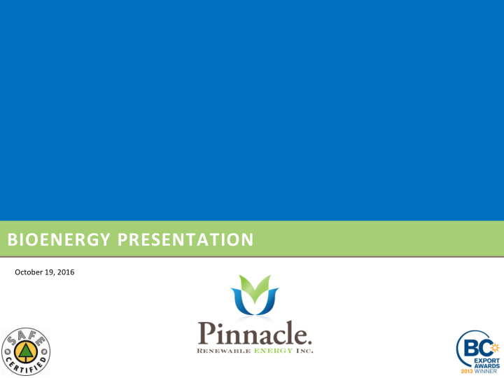 bioenergy presentation