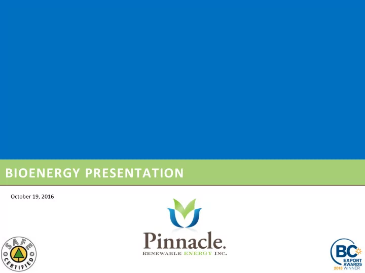bioenergy presentation