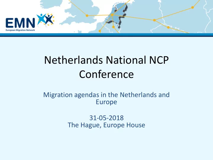 netherlands national ncp conference