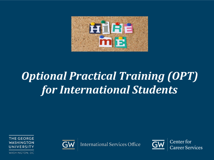 optional practical training opt