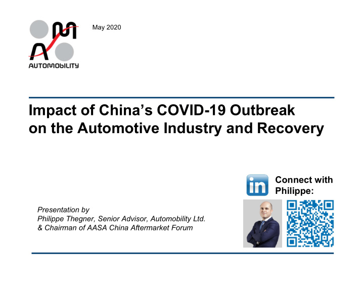 impact of china s covid 19 outbreak on the automotive