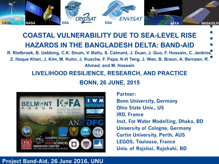 coastal vulnerability due to sea level rise hazards in