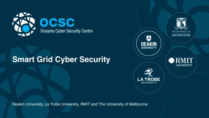 smart grid cyber security