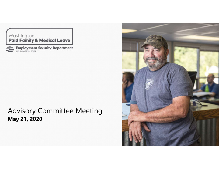 advisory committee meeting