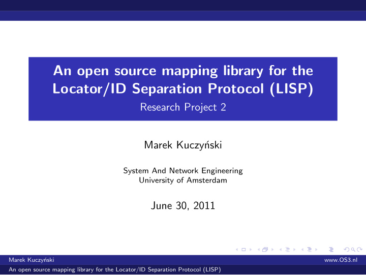 an open source mapping library for the locator id